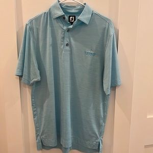 FootJoy golf polo- heathered blue. Southwood Golf Club